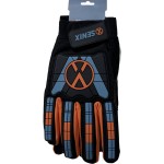 Перчатки рабочие SENIX с защитой от ударов, размер XL