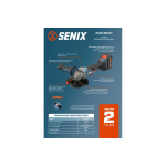 УШМ (болгарка) SENIX PAX2-M2-EU X2 20В 125 мм, с АКБ и ЗУ, кейс