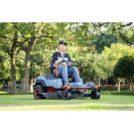 Садовый райдер аккумуляторный Senix ZTRX6-M-EU с 4 АКБ 12 А/ч и ЗУ с нулевым радиусом разворота