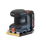 Шлифмашина вибрационная аккумуляторная SENIX PSX2-M2-EU 20В бесщ. дв., 125 мм, с 1 АКБ, 1 ЗУ