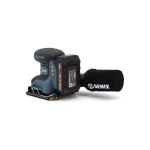 Шлифмашина вибрационная аккумуляторная SENIX PSX2-M2-EU 20В бесщ. дв., 125 мм, с 1 АКБ, 1 ЗУ