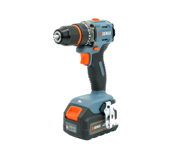 Дрель-шуруповерт аккумуляторная SENIX PDDX2-M4-EU с АКБ, ЗУ и кейсом в комплекте