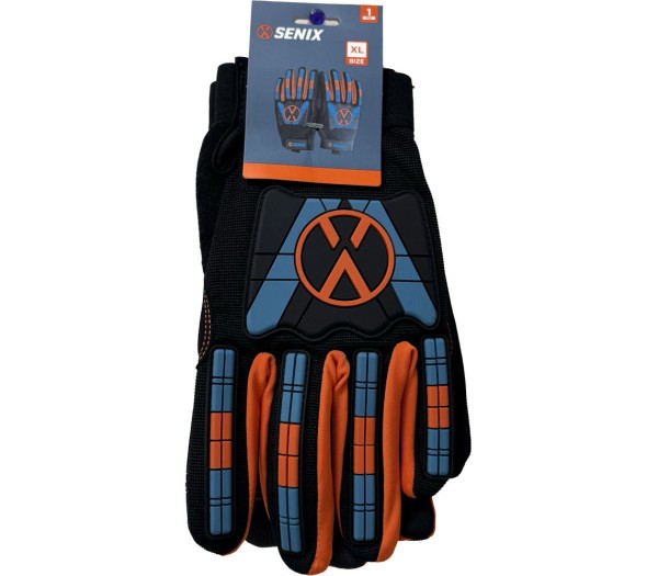 Перчатки рабочие SENIX с защитой от ударов, размер XL