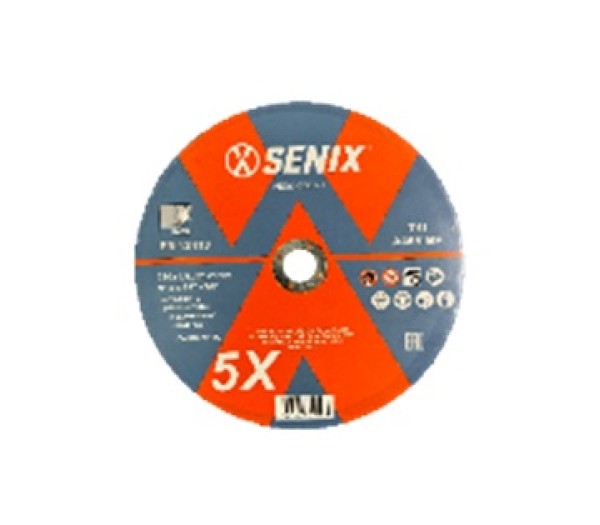 Диск отрезной по металлу SENIX, AECW-0001-10, упак 10 шт.,125×1.0×22.23 mm