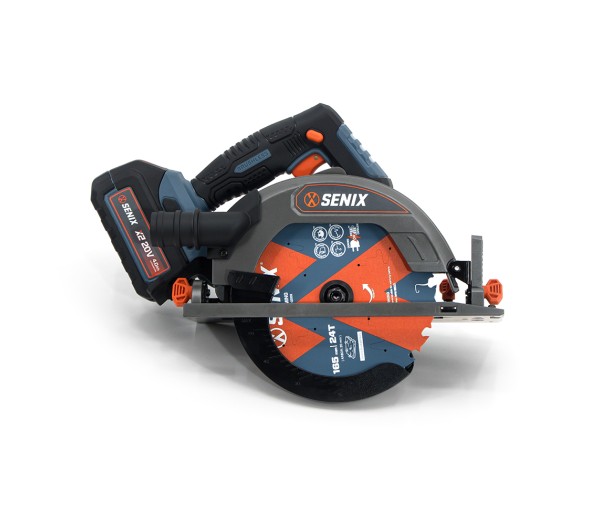 Циркулярная аккумуляторная пила SENIX PSCX2-M8-EU с АКБ, ЗУ и кейсом в комплекте